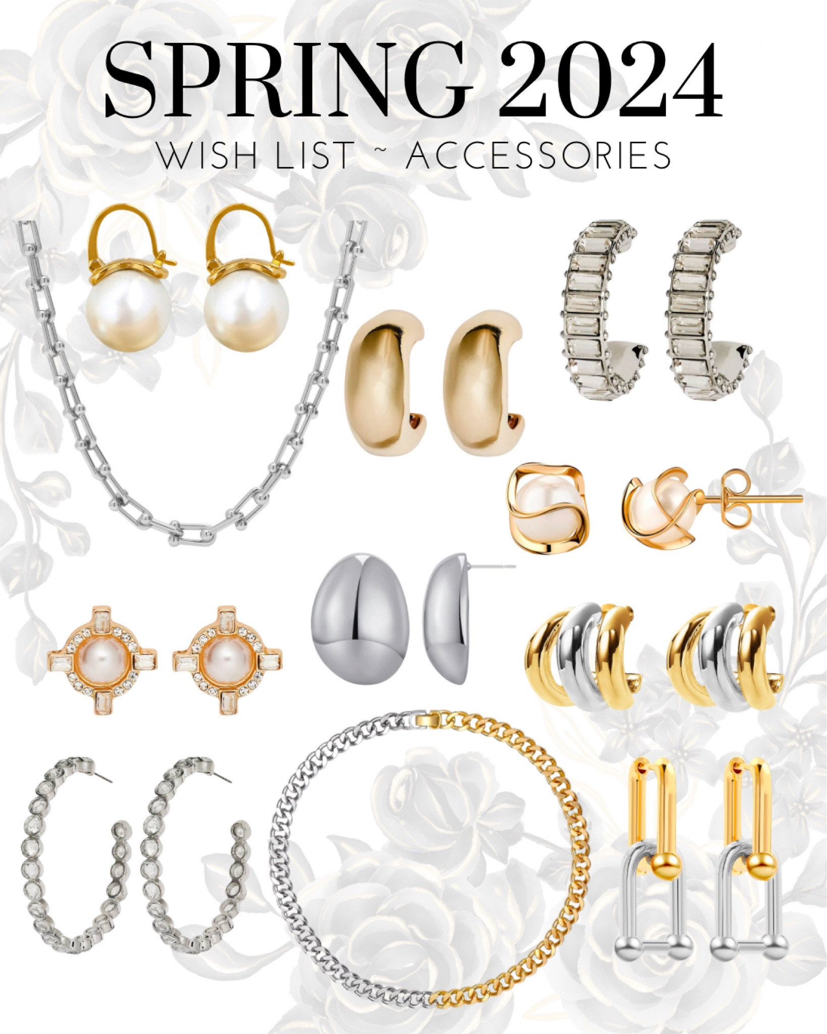 Spring 2024 style, spring 2024 accessories, vacation style, vacation outfit ideas, spring outfit ideas, 2024 trends, spring outfit Inspo, vacation outfit Inspo, spring 2024 accessories, two toned jewelry, silver earrings

#LTKfindsunder50 #LTKtravel #LTKSeasonal