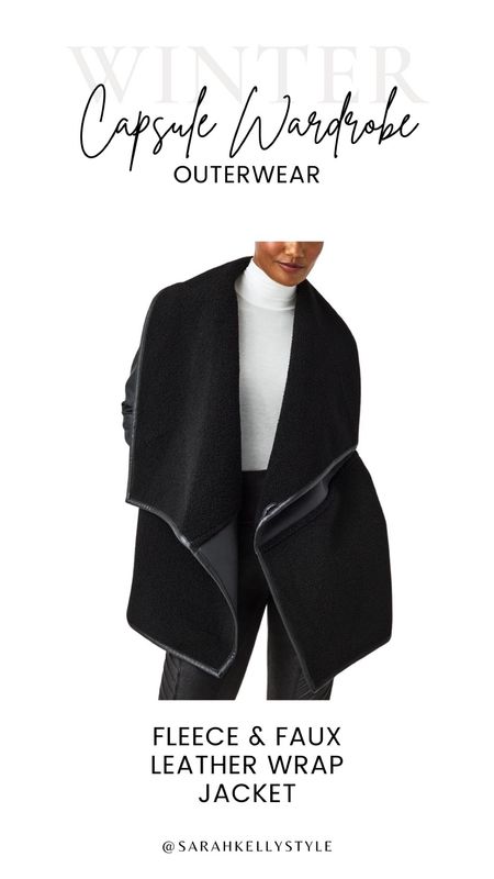 Winter capsule wardrobe, faux & fur wrap coat, Sarah Kelly style 

#LTKHoliday #LTKSeasonal #LTKstyletip