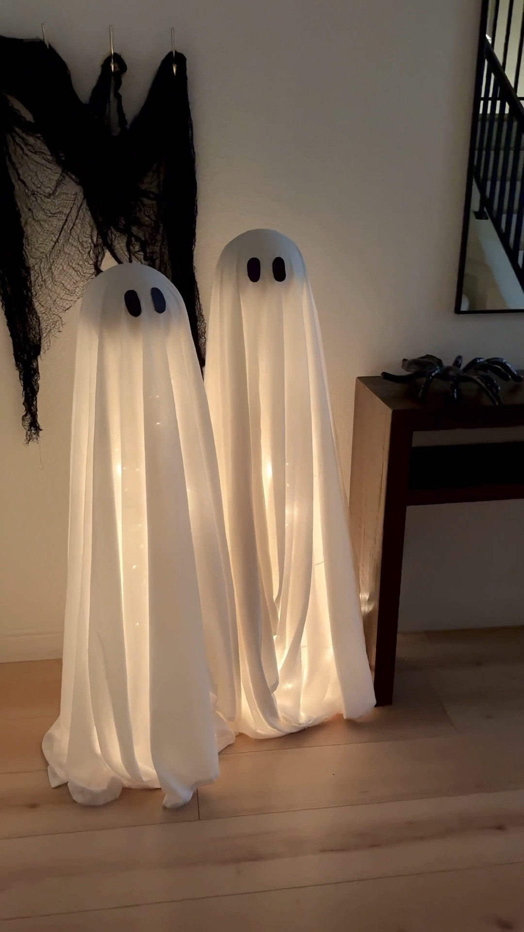 DIY light up ghosts for Halloween 

#LTKMidsize #LTKHome #LTKSeasonal