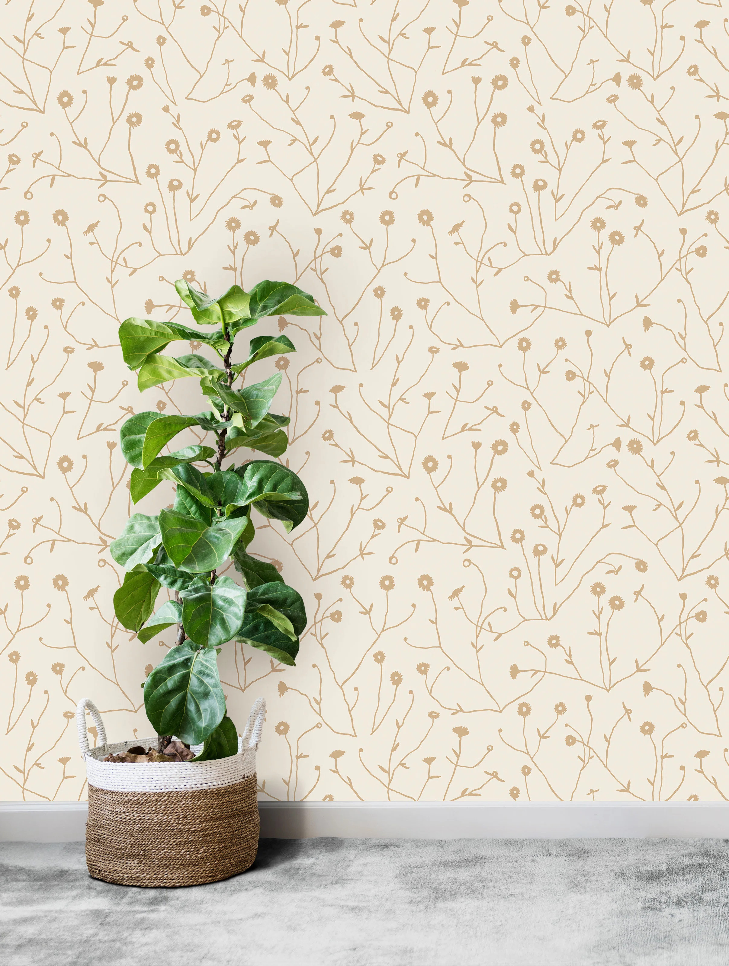 Keyes Floral Wallpaper | Wayfair North America