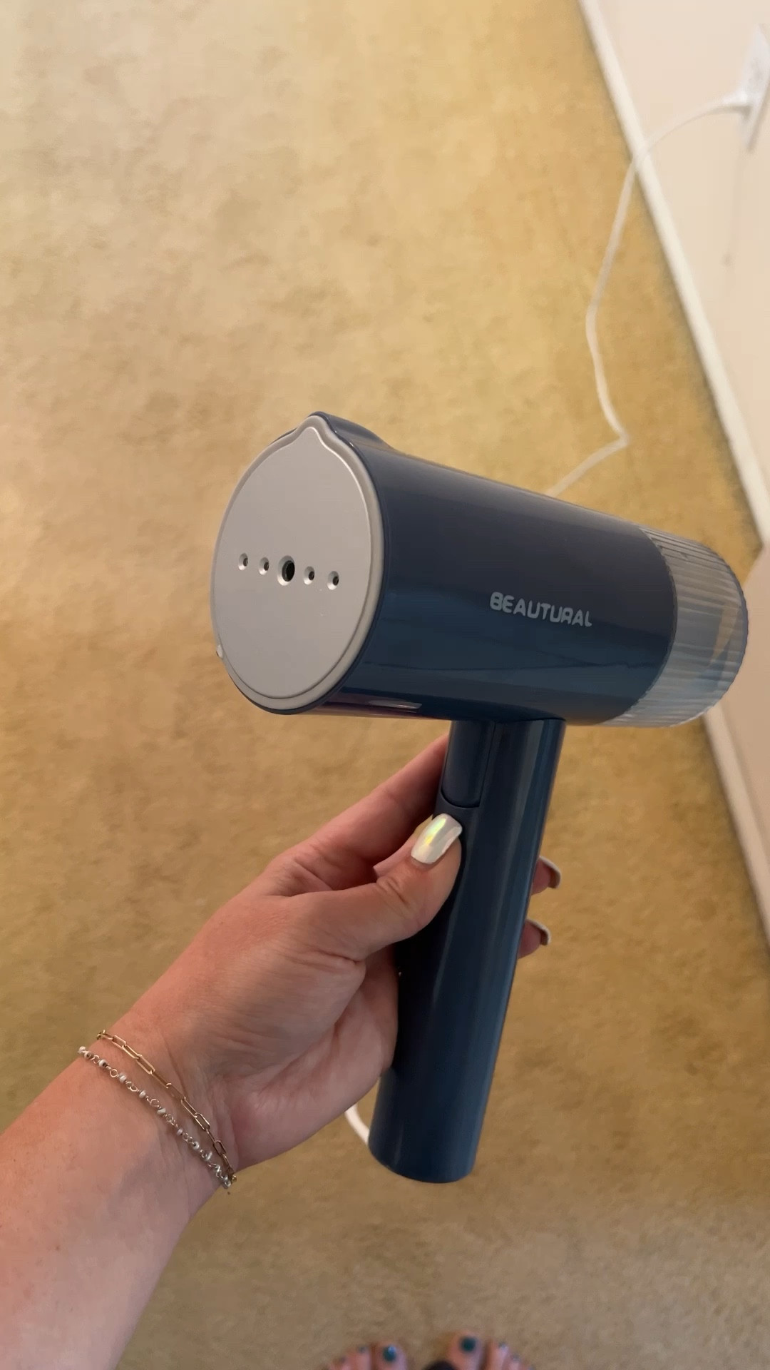 Best handheld compact steamer. Great for travel too. Handle folds and comes with a travel bag  

#LTKsalealert #LTKxPrime #LTKhome