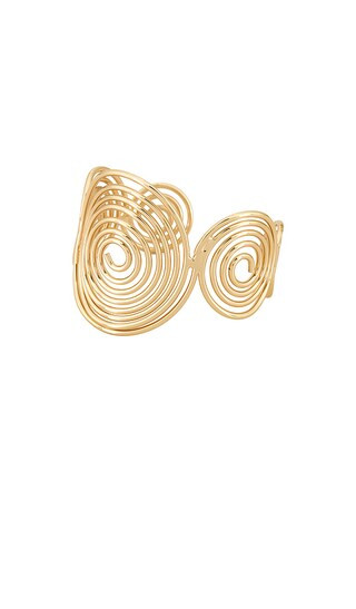 Valerie Cuff in Gold | Revolve Clothing (Global)