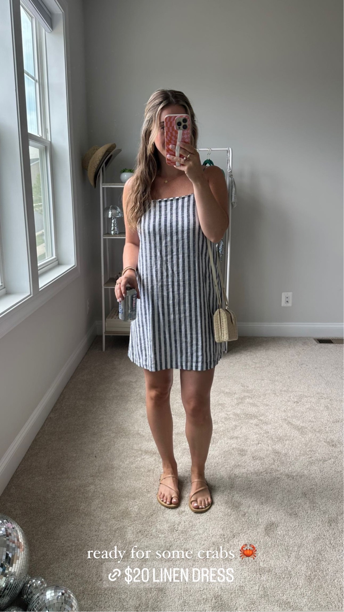 Adorable linen dress from target, super affordable! Wearing xs, fits tts/a little roomy 

#LTKunder50