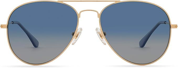 DIFF Eyewear - Cruz - Designer Aviator Sunglasses for Men and Women - 100% UVA/UVB | Amazon (US)