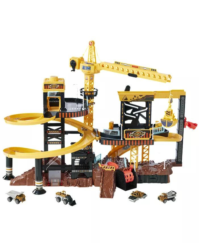 Lights & Sounds Construction Playset, Created for You by Toys R Us | Macy's