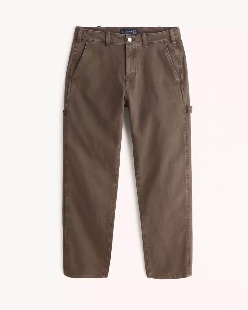 Pantaloni stile workwear in denim - Abbigliamento 1ABJD1