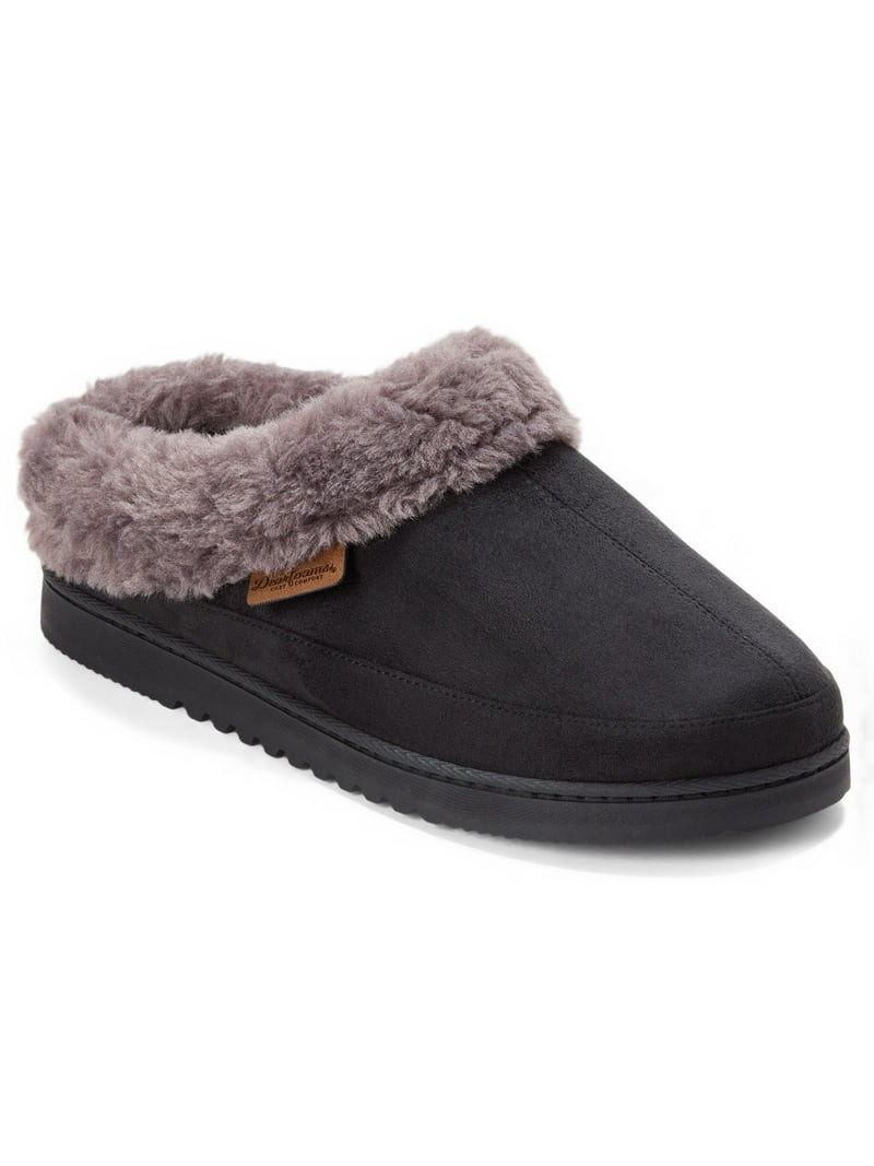Dearfoams Cozy Comfort Men's High Vamp Clog Sippers - Walmart.com | Walmart (US)