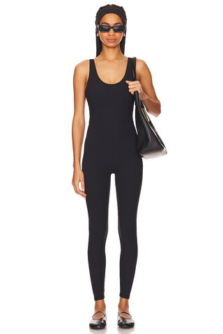 WeWoreWhat Scoop Tank Jumpsuit in Solid Black from Revolve.com | Revolve Clothing (Global)