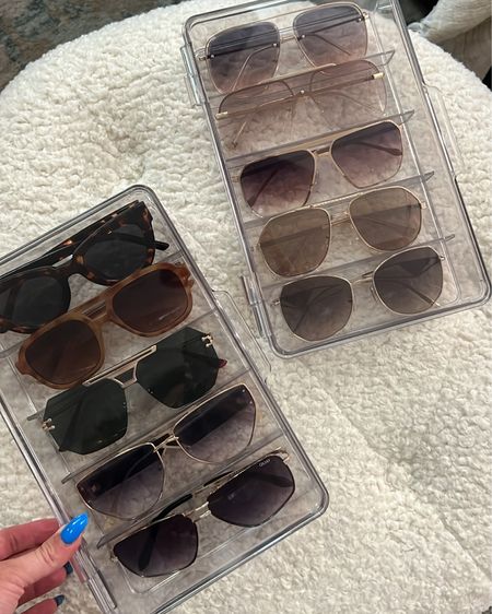 Amazon sunglass cases! $25 for 2 amazing quality!!!

#LTKstyletip #LTKhome #LTKunder50