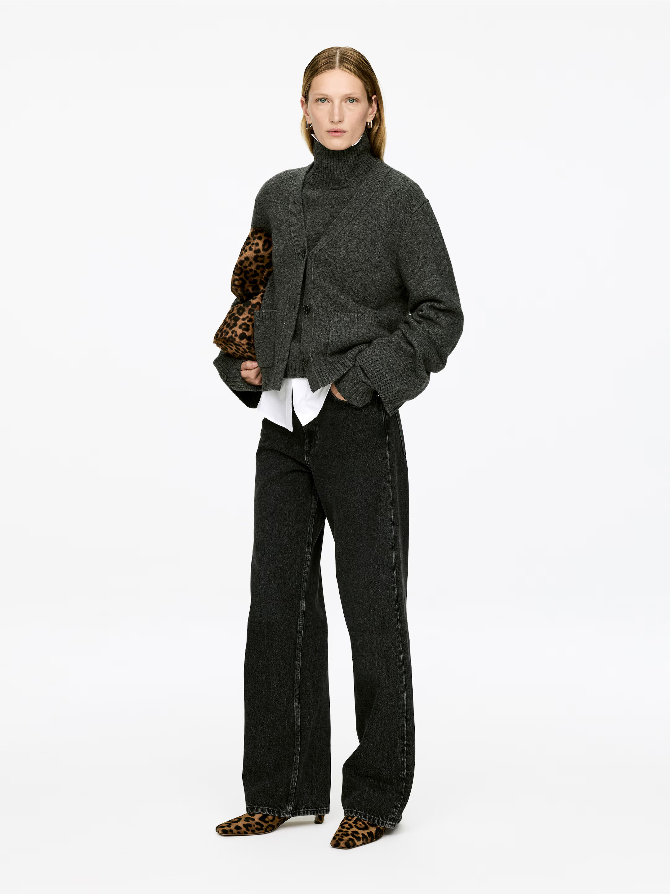Stiefelette in Ponyhaaroptik | H&M (DE, AT, CH, NL, FI)