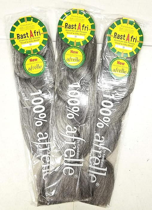 Rasta Fri Braids ( Pack of 3 ) #51 / Salt and Pepper | Amazon (US)