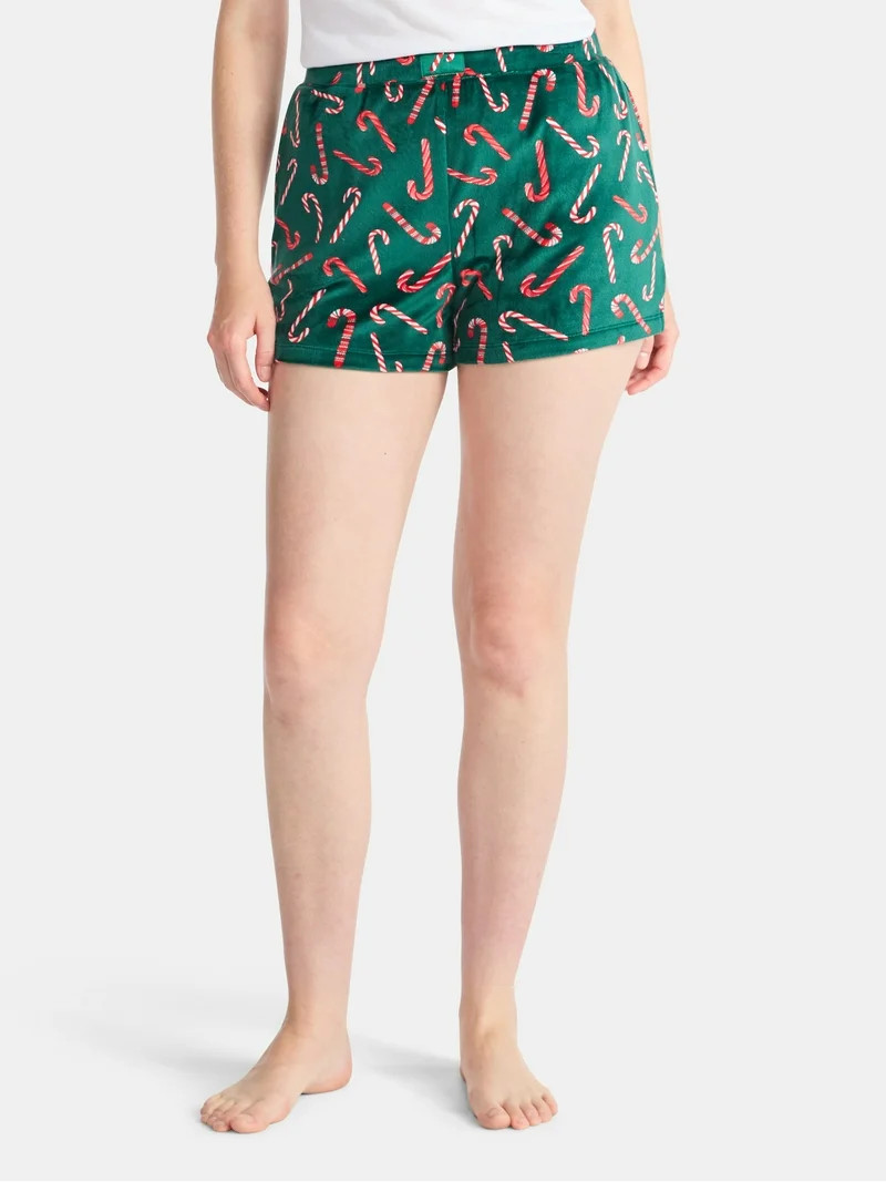 Holiday Time Women's and Women's Plus Christmas Sleep Shorts, 2-Pack, Sizes XS-3X | Walmart (US)