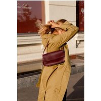 Burgundy Minimalist Shoulder Purse, Elegant Leather Bag, Top Handle Bag For Ladies, Clutch Stylish Her, Birthday Gift | Etsy (US)