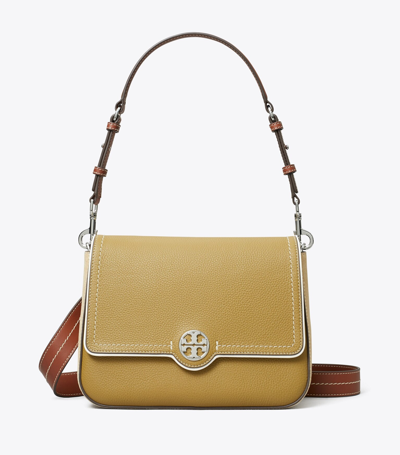 LEATHER SHOULDER BAG | Tory Burch (US)