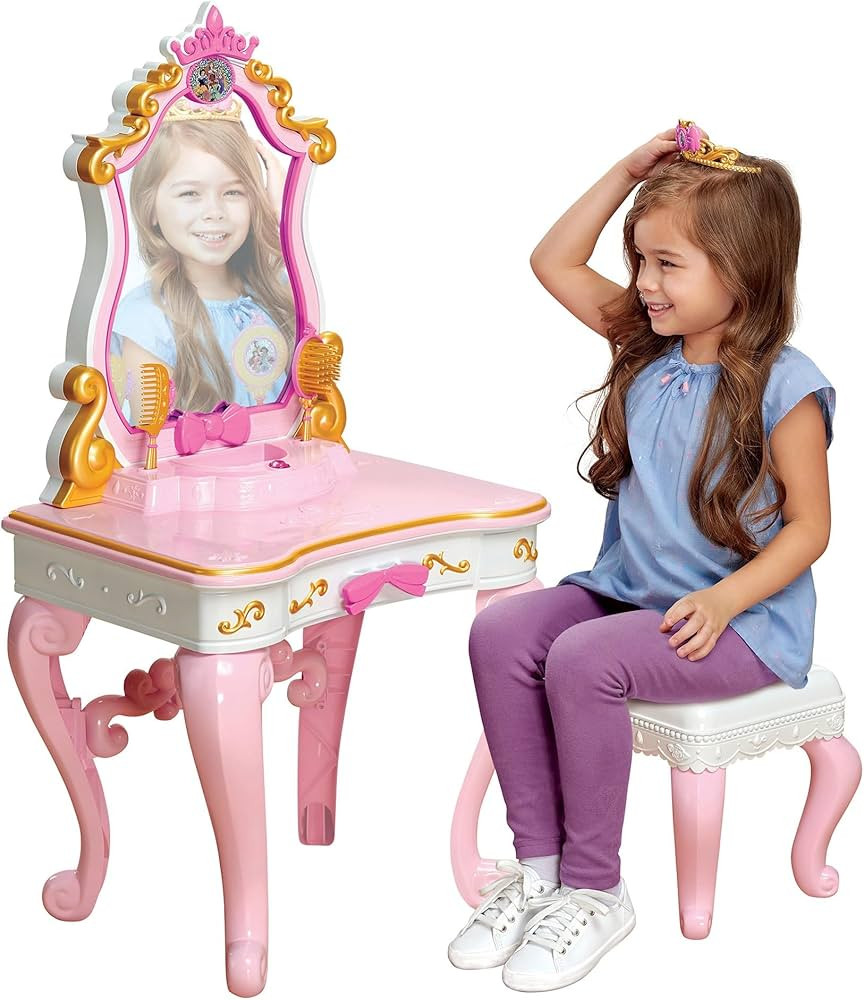 Disney Princess Ultimate Musical Vanity with Enchanting Messages & Celebration Song! Includes Bru... | Amazon (US)