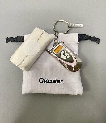 Glossier Los Angeles Flip Phone Mirror Keychain LA Exclusive  | eBay | eBay US