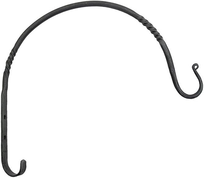 Achla Designs WB-03 Arc Wall Bracket Hook, 12-inch, Black | Amazon (US)