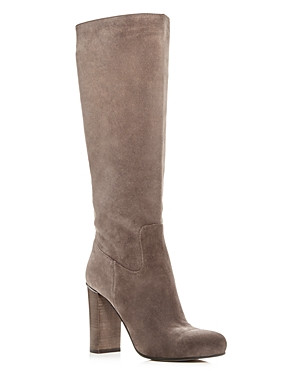 Michael Michael Kors Women's Janice Suede High Heel Boots | Bloomingdale's (US)