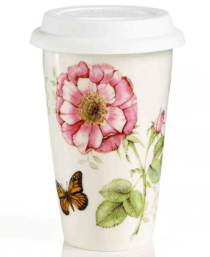 Lenox Travel Mug, Butterfly Meadow Thermal Travel Mug & Reviews - Dinnerware - Dining - Macy's | Macys (US)