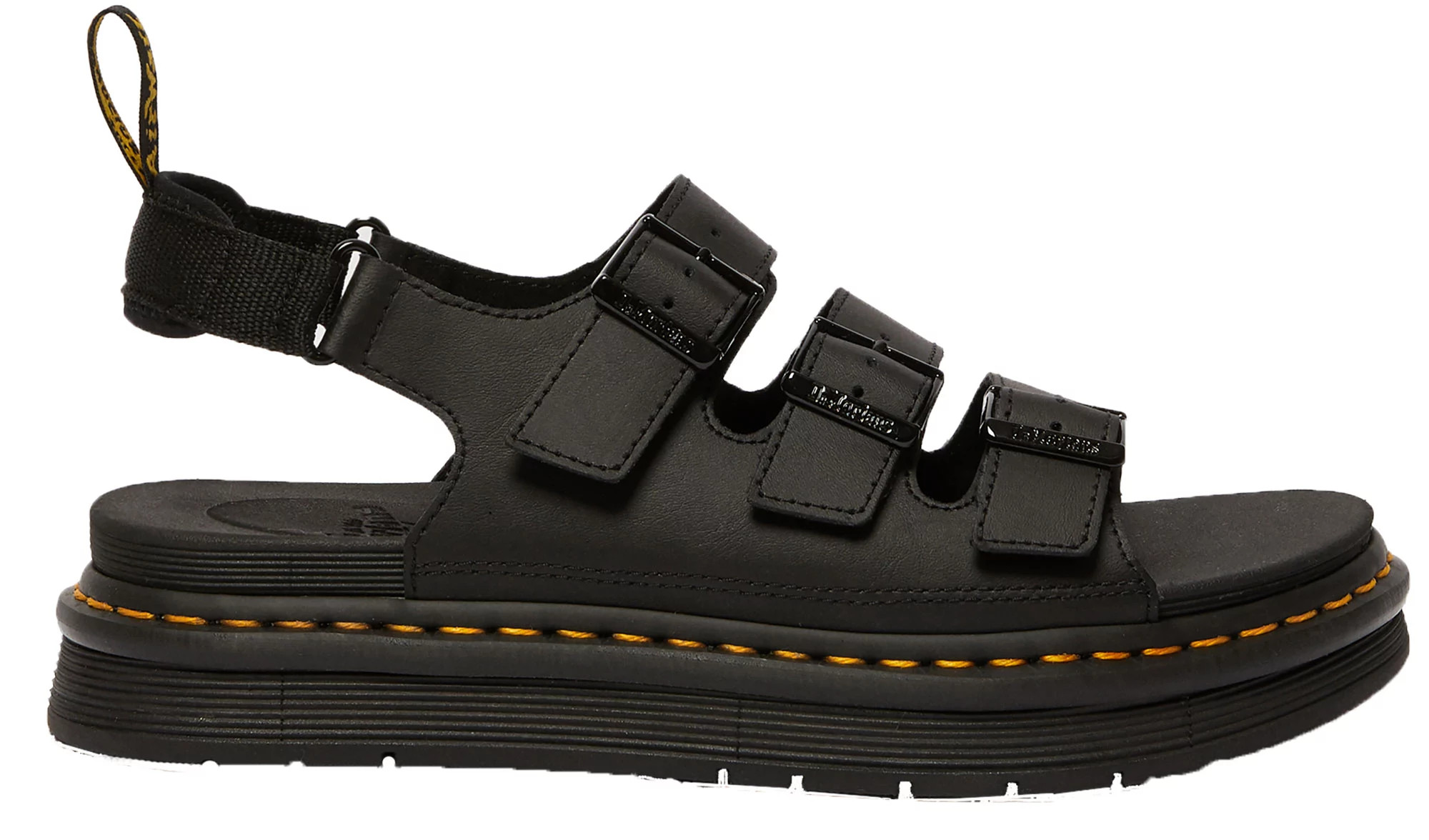 Dr. Martens Men's Soloman Hydro Leather Sandals, Yellow | Dick's Sporting Goods
