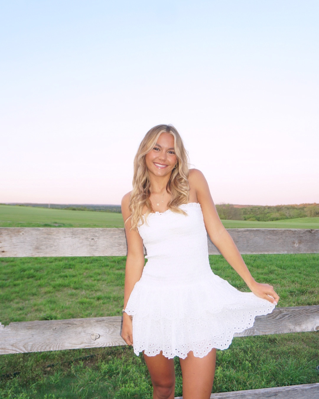cutest mini white dress! Perf for summer 🤍🤍