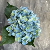 Silk Faux Hydrangea Stem | Artificial Flower Wedding/Home Decoration Gifts - Multi-Color | Etsy (US)