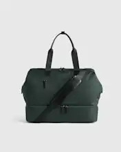 Voyage Nylon Dual Compartment Weekender | Quince
