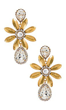Elizabeth Cole Chrissy Earrings in Golden Glow from Revolve.com | Revolve Clothing (Global)