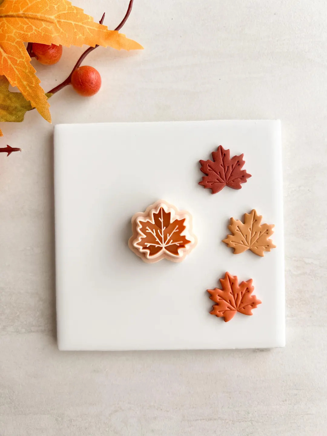 Maple Leaf No. 6 Clay Cutter | Classic Maple Leaf Polymer Clay Cutter for Autumn Earrings and Fal... | Etsy (US)
