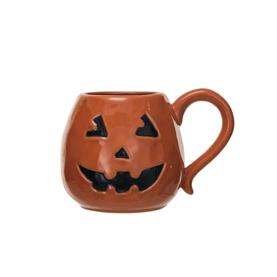 Jack-O-Lantern Mug | Pink Antlers