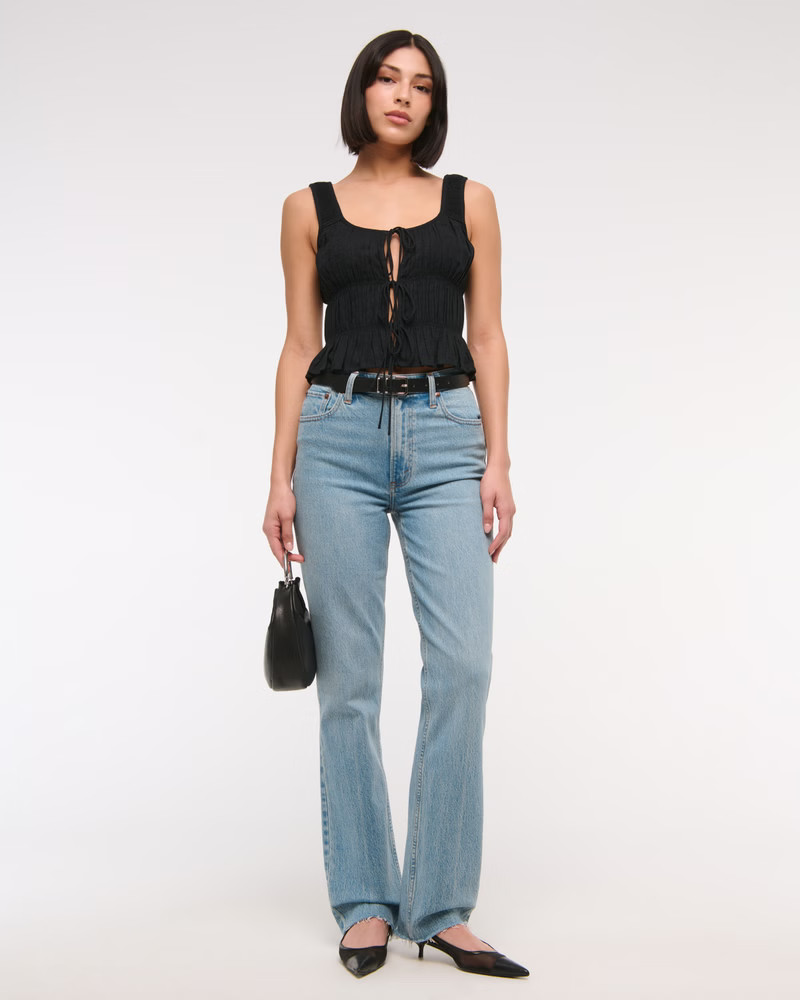 Ultra High Rise 90s Straight Jean | Abercrombie & Fitch (US)