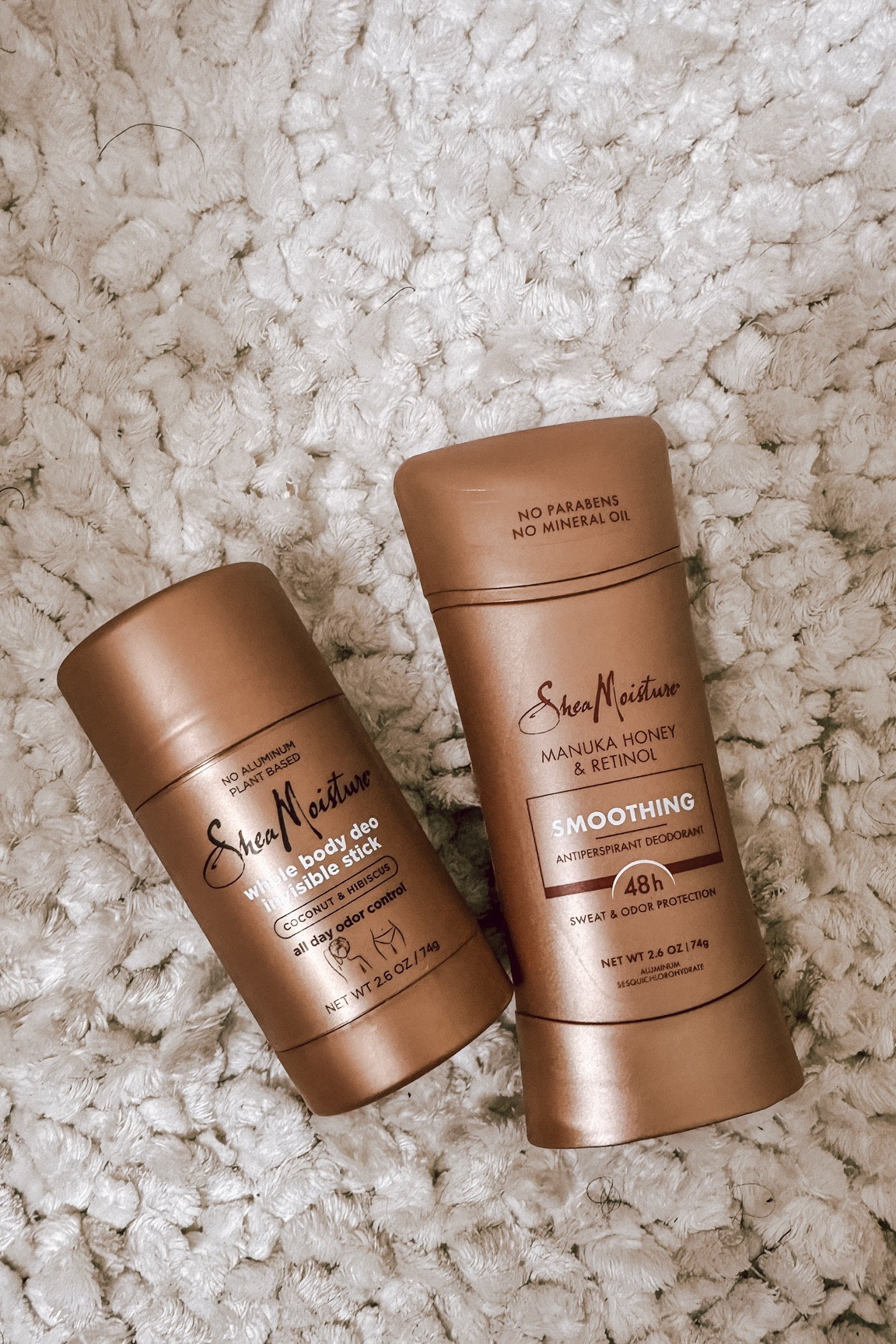 I recently partnered with @influenster to try @sheamoisture’s Manuka Honey & Retinol Smoothing Antiperspirant Deodorant. A deodorant stick made for rich melanin skin. Its sweet honey scent is light and refreshing. Its antiperspirant formula lasts up to 48 hours even in this southern Louisiana heat. Now, that’s impressive! 

- Black dermatologist approved​
- Invisible application​
- No Parabens, No Mineral Oil​
- Non-irritating with Fair Trade Shea Butter​


#LTKFindsUnder50 #LTKBeauty