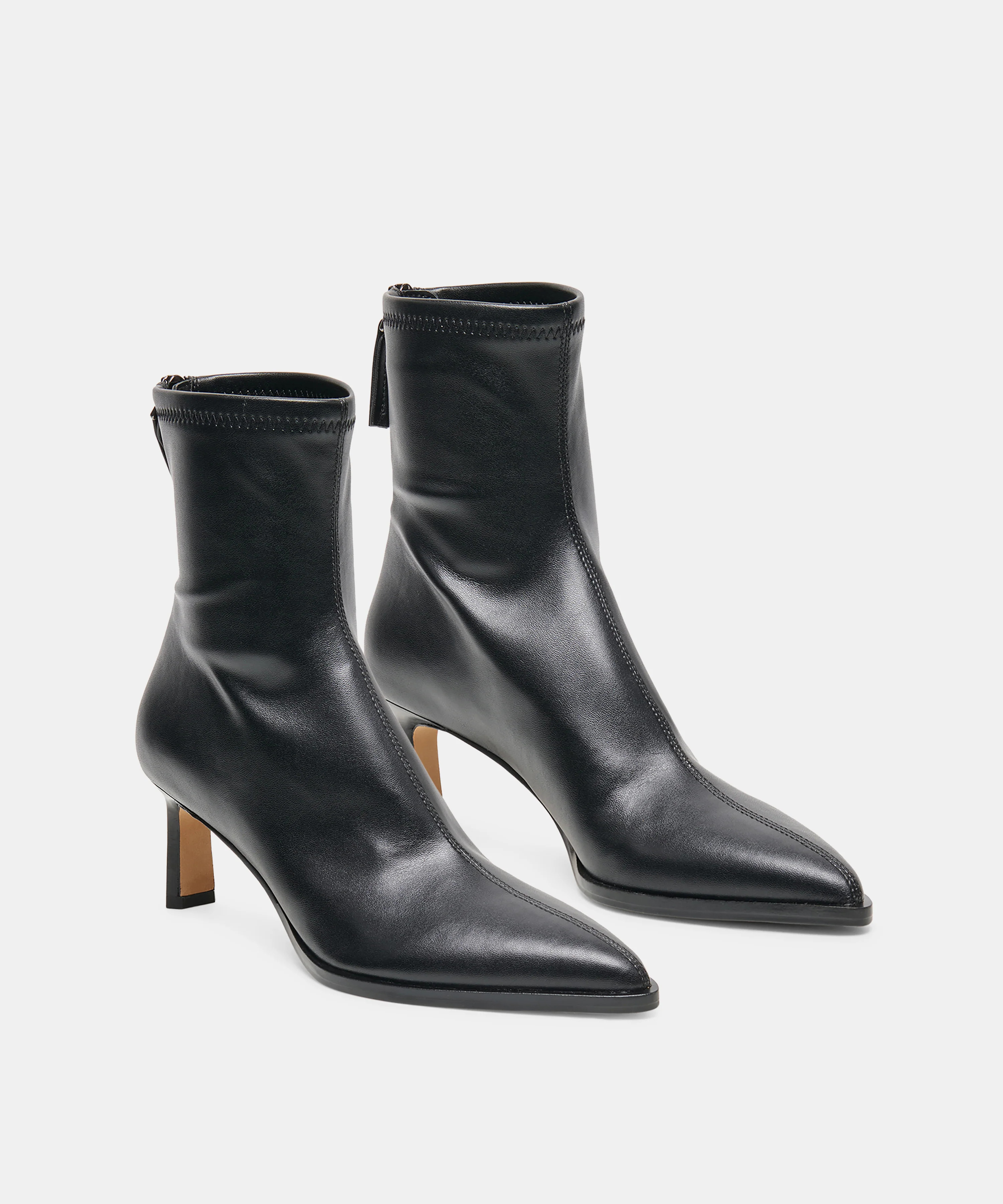 ALICEN Black Stella Kitten-Heel Ankle Booties | Dolce Vita | DolceVita.com