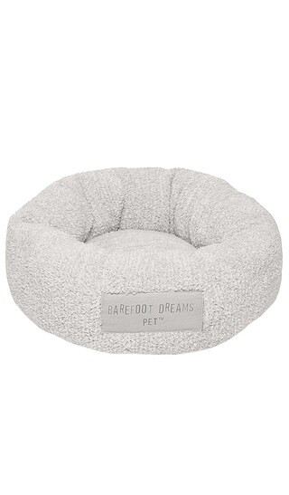 Small CozyChic Round Pet Bed in Pearl & Silver | Revolve Clothing (Global)