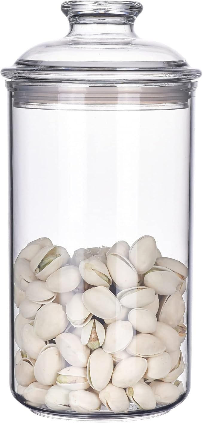34oz Acrylic Storage Jar, Airtight Lid with Silicone Sealing Ring, Ideal Canister Container for S... | Amazon (US)