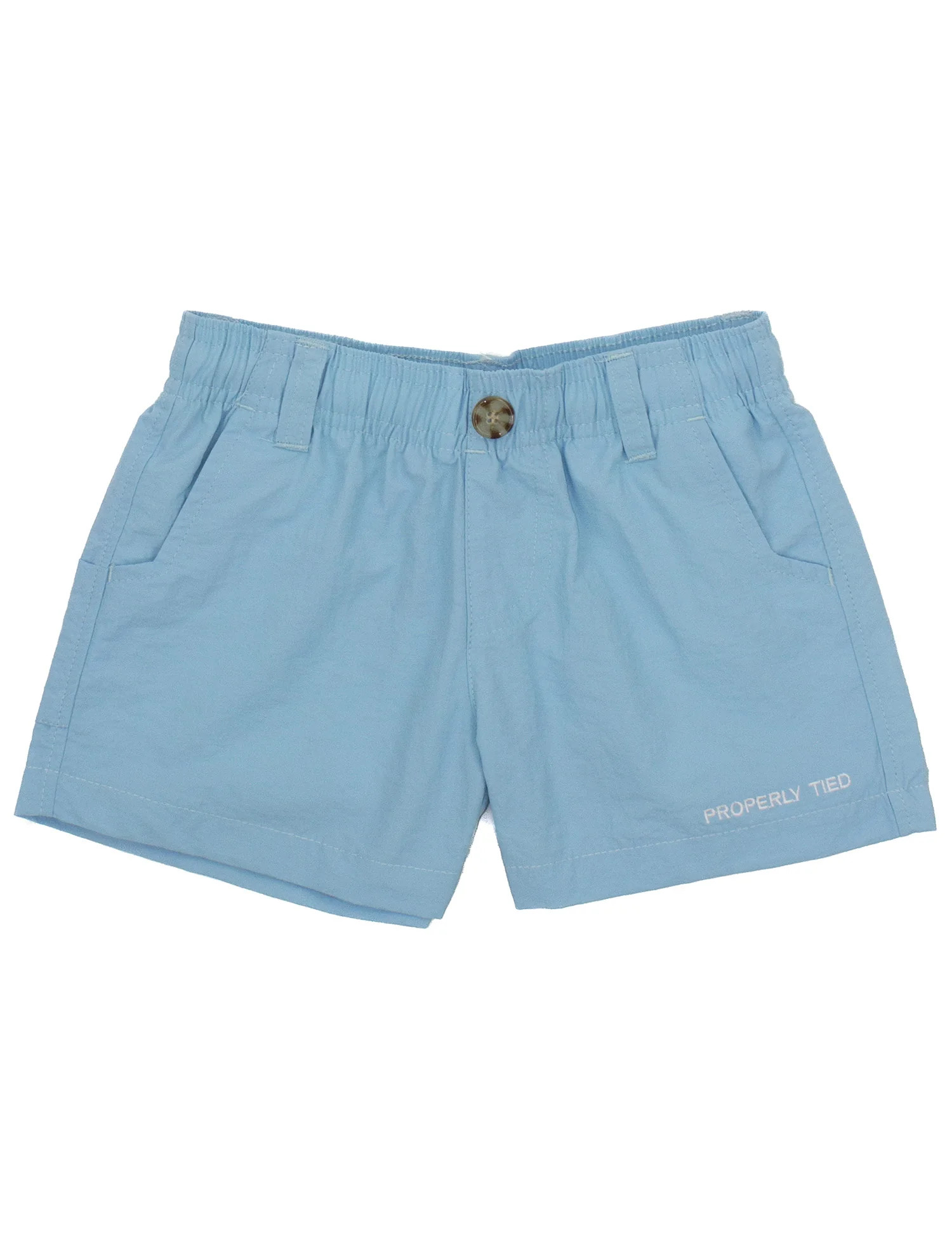 Properly Tied Boys Mallard Short Aqua | Persnickety