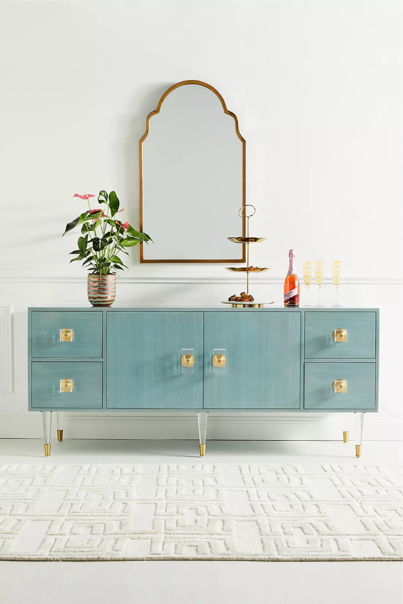 This baby is on SALE! We had a huge wall in our dining area and I never could find the perfect piece to put there! After living in our home for almost 4 years I finally bit the bullet and purchased this beautiful credenza! I’m so happy with it! Can’t wait to style it with lamps and other things! Will post more when I have it styled! 

#LTKhome #LTKxAnthro