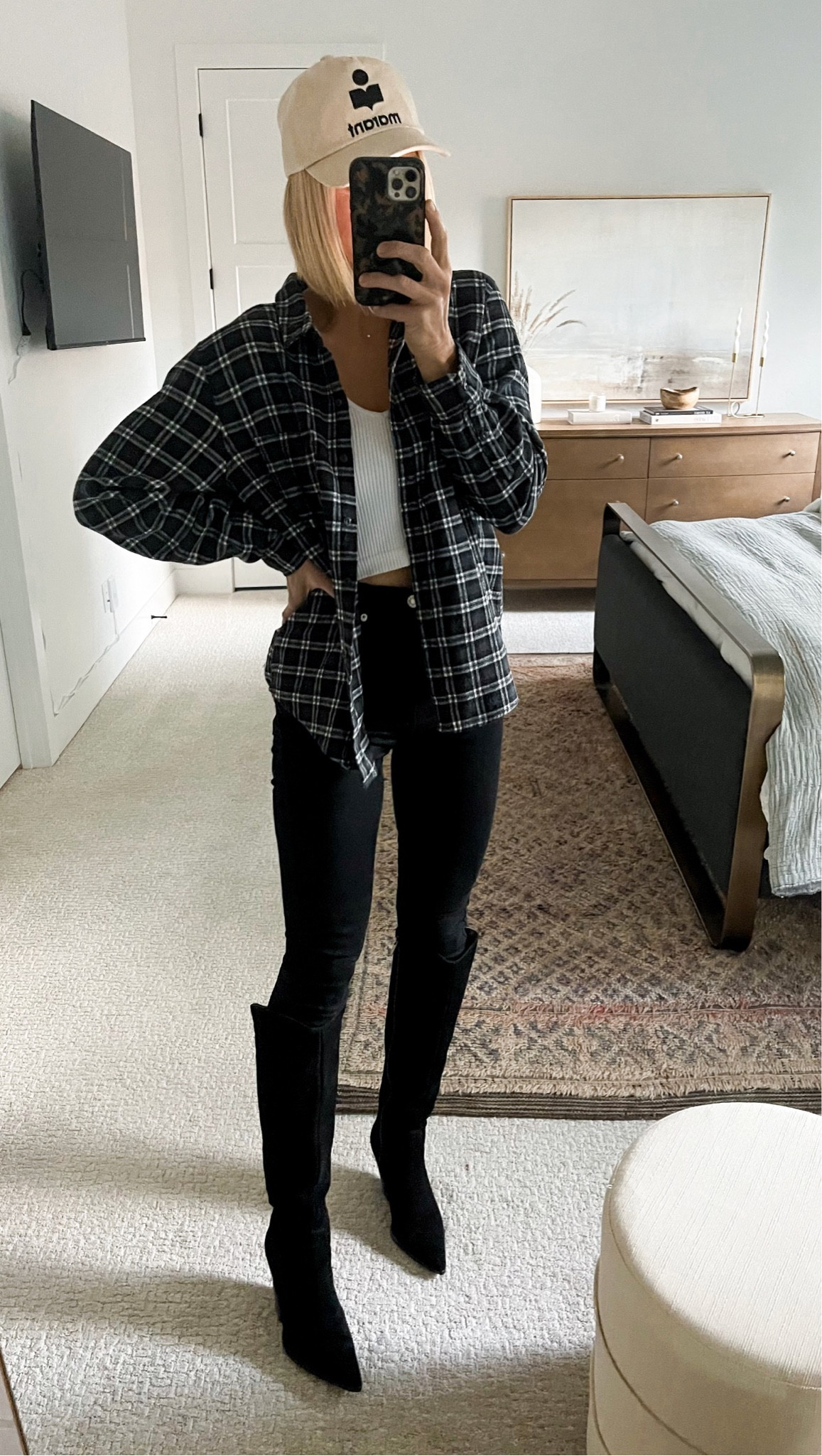 BOOTS on huge SALE! Going fast, grab them while you can. Wide calf sizing available. Runs tts, wearing Large in flannel for a roomier fit.


#LTKsalealert #LTKSeasonal