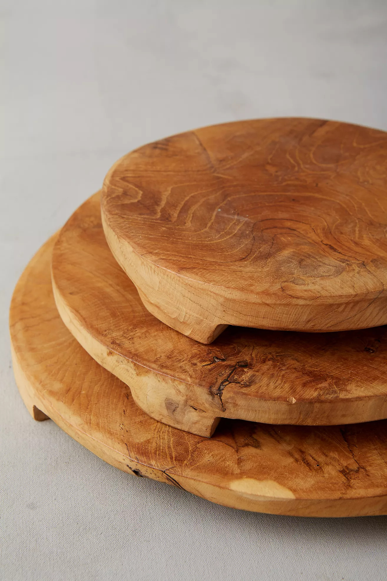 Footed Teak Serving Board | Terrain