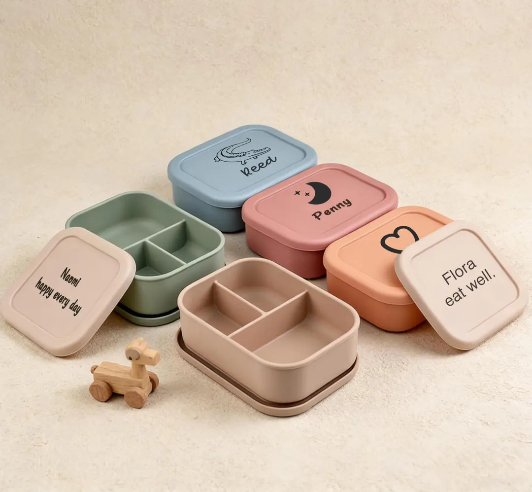 Personalized Silicone Kids Bento Box, Insulated Lunch Container - Etsy | Etsy (Global)