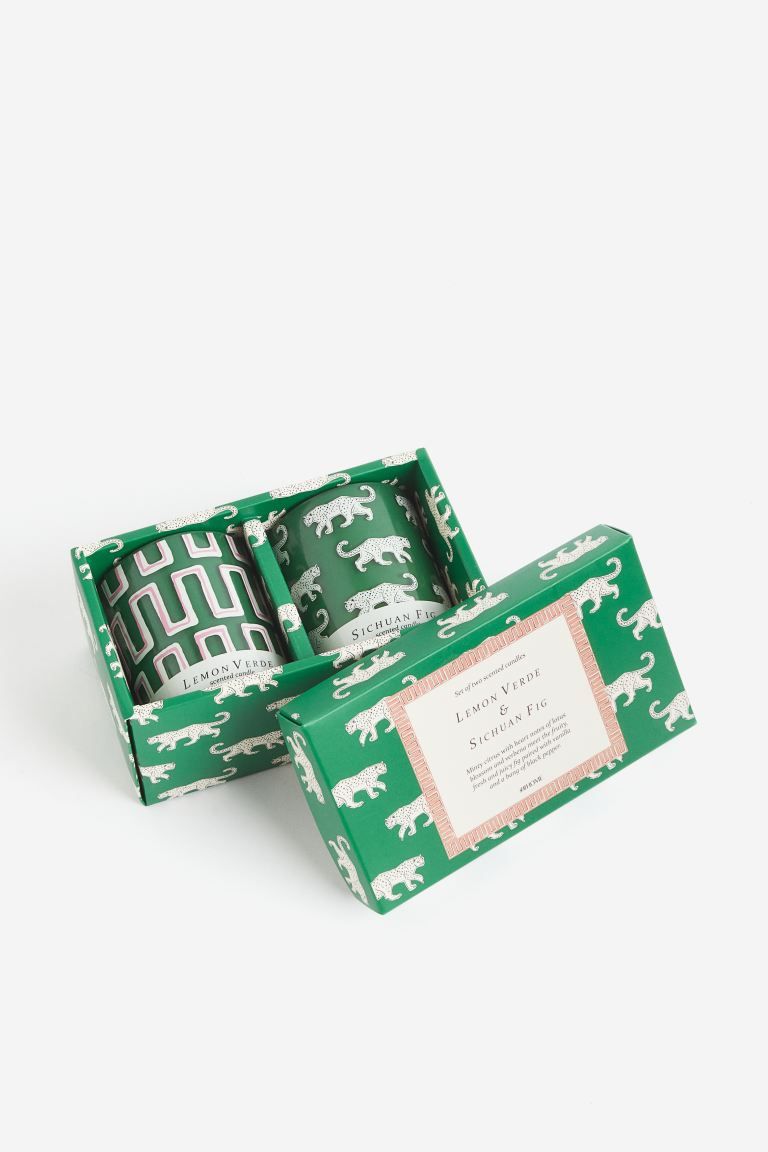 Gift-boxed 2-pack Scented Candles | H&M (US + CA)