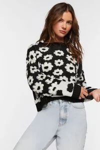 Floral Colorblock Sweater | Forever 21 (US)