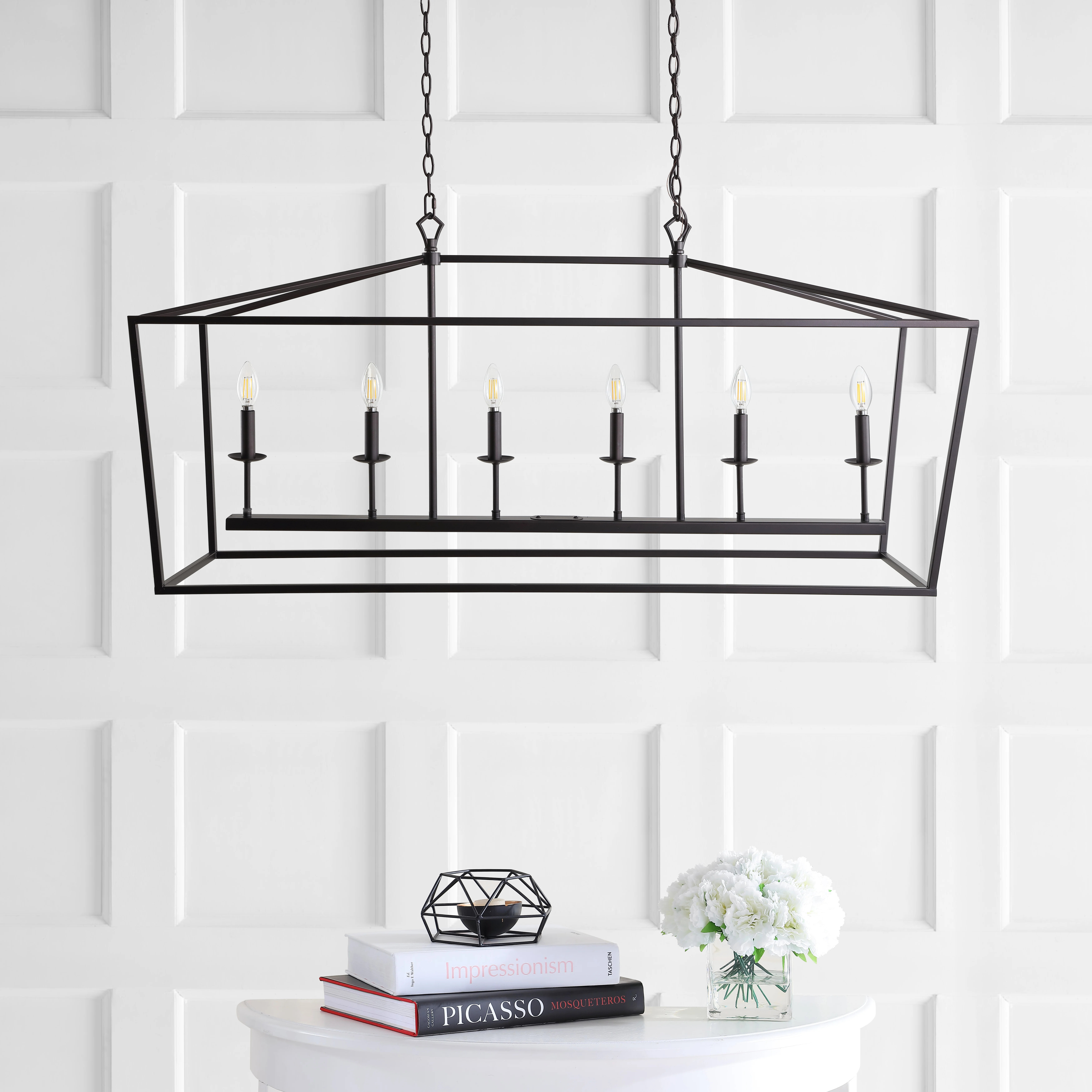 Joree 6 - Light Kitchen Island Linear Pendant | Wayfair North America