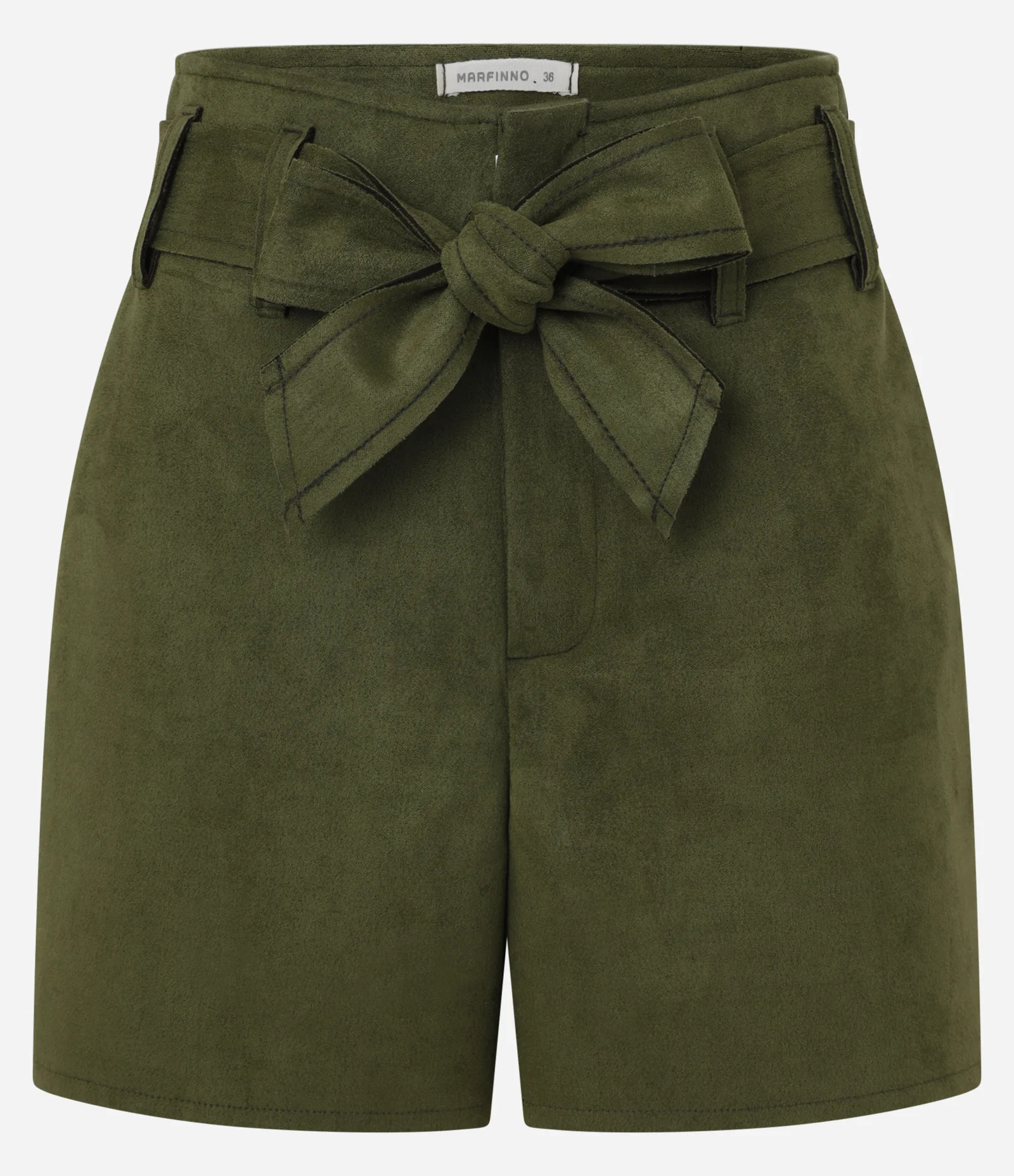Bermuda em Suede com Amarração na Cintura Verde - Lojas Renner | Renner (BR)