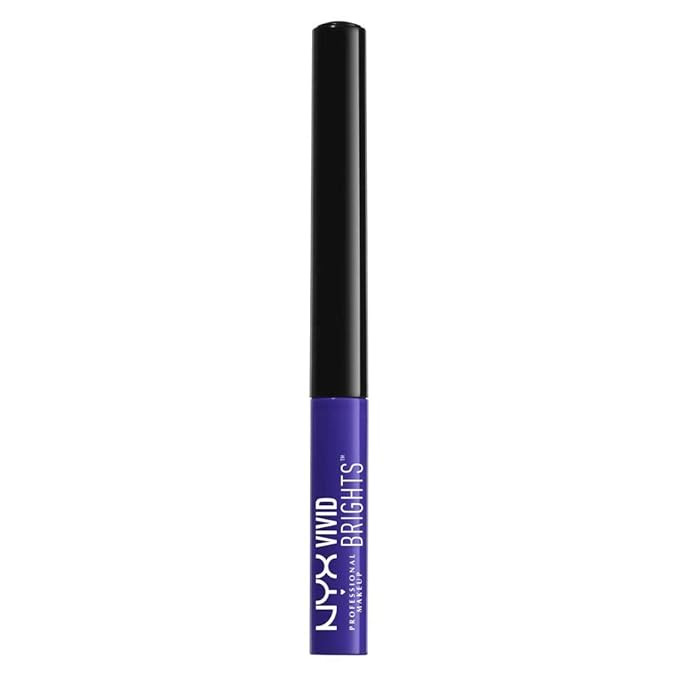 NYX PROFESSIONAL MAKEUP Vivid Brights Liquid Eyeliner - Vivid Violet, Deep Purple | Amazon (US)