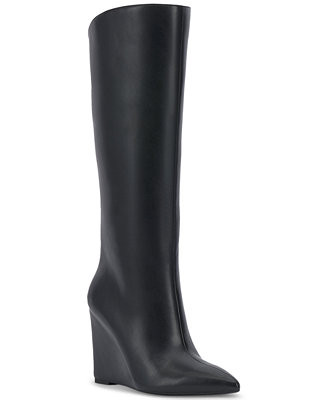 INC International Concepts Women's Appile Wedge Boots, Created for Macy's & Reviews - Boots - Sho... | Macys (US)