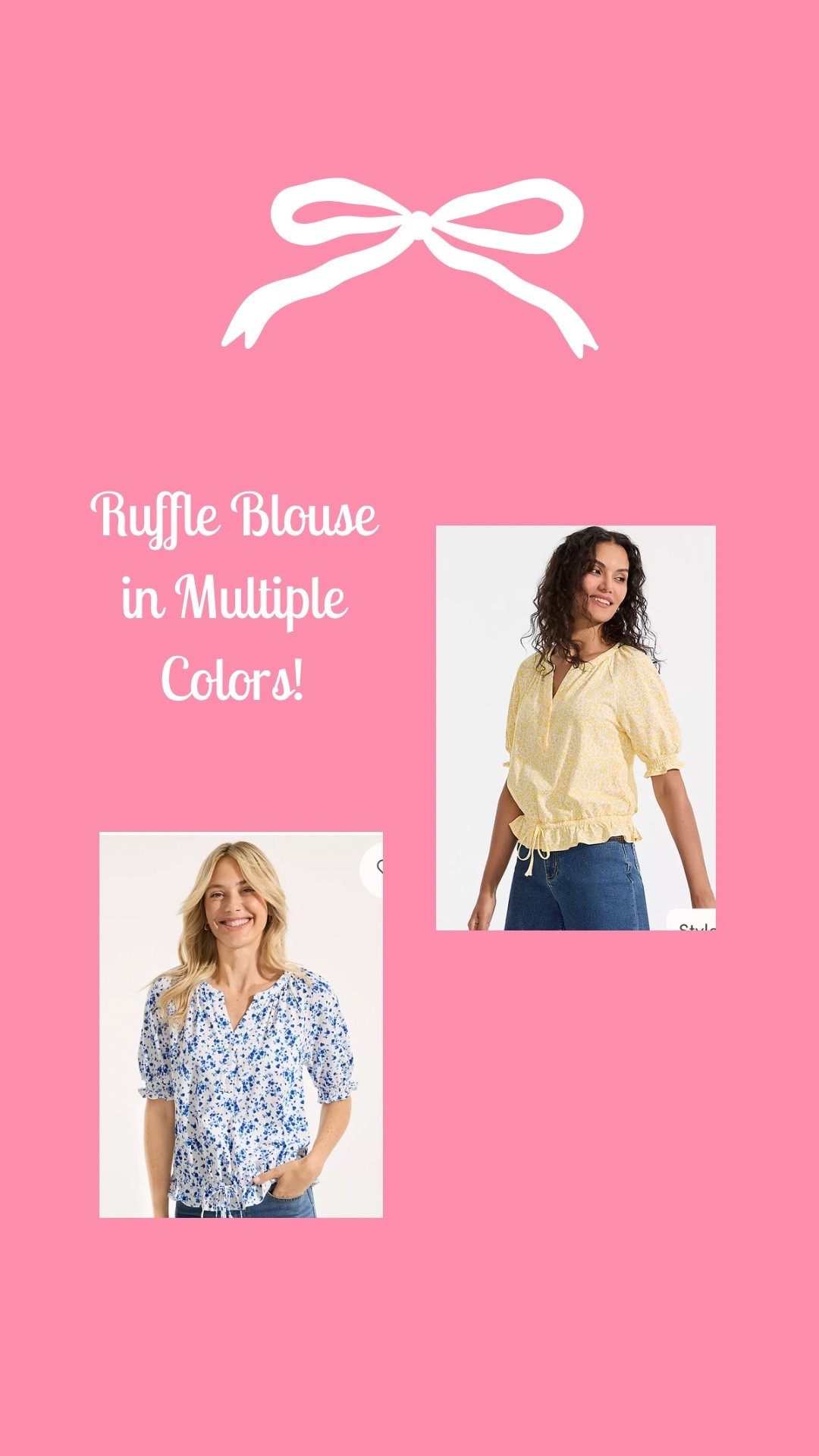 An adorable ruffle peplum blouse - in several prints fit for Spring! 

Spring blouse • spring styles • spring shirt • spring outfit ideas • spring outfit • florals 

#LTKMidsize #LTKPetite #LTKSeasonal