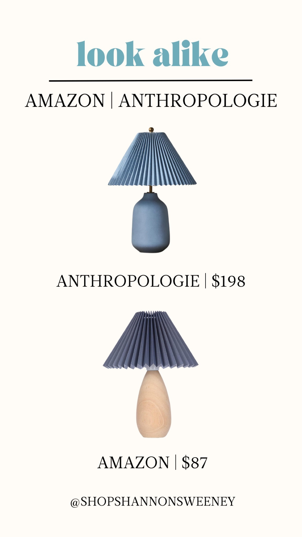 Look alike | cutest table lamp! 

#LTKU #LTKstyletip #LTKhome