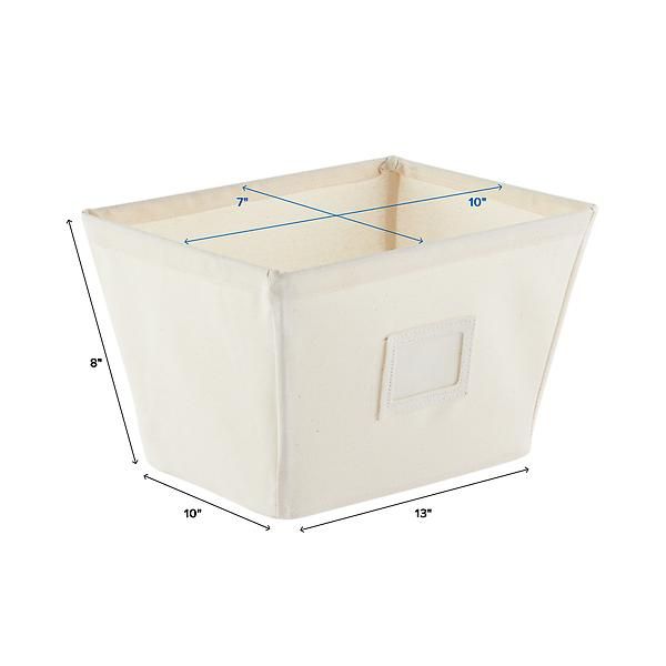 Fabric Open Storage Bin | The Container Store