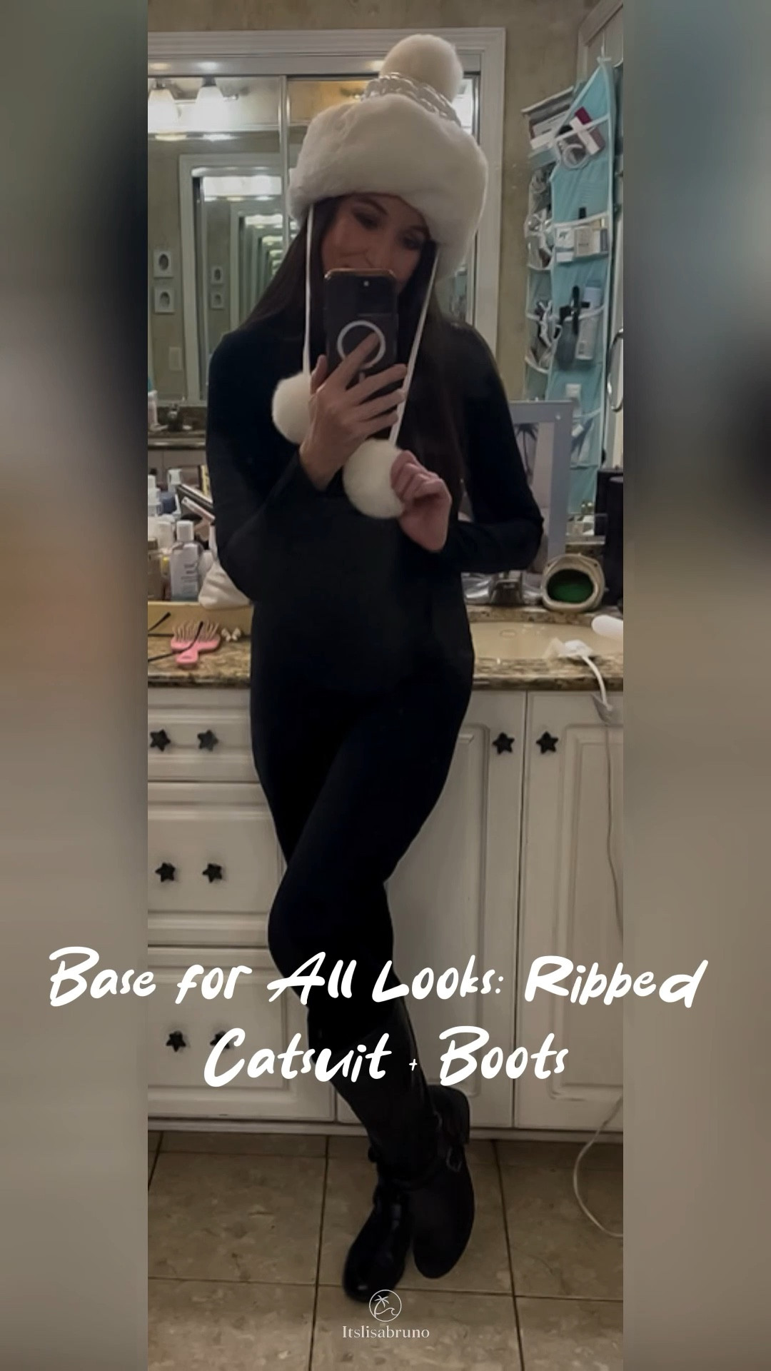 This black ribbed catsuit is my ultimate style base — stretchy, comfy, and perfect for layering! With its thick material, mock neck, long sleeves, and back zip, it’s ready to take on every coat, jacket, boot, shoe, and hat combo I’m styling next. Stay tuned for tons of ways to wear and elevate this wardrobe staple through the season.
⠀
Whether you love cozy quilted hats, fuzzy pom details, or sleek boots, I’m sharing it all here — the perfect pieces to transform this catsuit into endless chic looks.

👇🏻Shop ribbed layers + black buckle boots + hat to re-create this vibe!

💫More ways to style this catsuit coming next — coats, boots, hats & layers.

⠀
#Ad #LTKstyletip #CatsuitStyle #LayeringSeason #FallFashion2026 #CozyChic #WinterWardrobe #EverydayStyle #FashionCapsule #StyleInspo #OutfitIdeas


#LTKootd #LTKSeasonal #LTKOver40